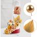 LLMSIX Gold Palm Leaves & Foam Balls Cake Decor Set - Ideal for Baby Showers, Weddings, Birthdays - 28PCS Palm Leaves, 20PCS Foam Balls, 8PCS Leaf Inserts - Buy Online on GoSupps.com