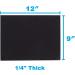 24 Ct Black EVA Cosplay Foam Sheets - 9 x 12 - High Density 6mm Thick - Ideal for Costumes, Props, Armor, Masks, Arts and Crafts - Buy Online on GoSupps.com