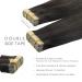 Salife Tape Extensions - 20Pcs 40g 30cm Natural Black Remy Invisible Skin Weft Hair Extensions - Buy Online on GoSupps.com