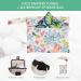 MQUPIN Reusable Women Bandage | 5 Pieces 25cm Bamboo Fiber Panty Liners | Super Absorbent & Washable with Storage Bag | Eco-Friendly Solution - Buy Online on GoSupps.com