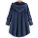 Shop Hanxiulin Fleece Plush Jacket for Women - Warm Fluffy Windproof Winter Coat with Hood | Long-Sleeved Bomber Jacket - Buy Online on GoSupps.com