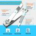 Nail Clipper Set - Premium Stainless Steel Fingernail and Toenail Cutters with Nail File - Sharp and Effortless Clippers for Men & Women - Silver - Buy Online on GoSupps.com