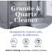 Granite & Quartz Cleaner - Safe Powerful Stone Care for Countertops | Oil & Wax Free | 128 Fl Oz Ready-to-Use Refill - Buy Online on GoSupps.com