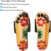 Massage Shoes for Foot Care | Colorful Pebble Stones Acupressure Reflexology | Relaxation at Home (37 - Black) - Buy Online on GoSupps.com