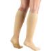 Truform 15-20 mmHg Knee High Compression Stockings for Men & Women - Closed Toe Beige Large - Comfort & Support - Buy Online on GoSupps.com
