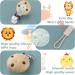 3PCS GeeRic Silicone Pacifier Clips - BPA Free Soother Chains Holder for Baby | Flexible & Soft Teether Toy Clip - Buy Online on GoSupps.com