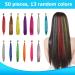 SPORWAY Coloured Hair Extensions 50 Pieces Colourful Feather Hair Extension Set Art Hair Extensions Hair Strands Children Feather Hair Accessories Hairpiece Braids for Women Children Party  - Buy Online on GoSupps.com