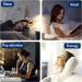 Large Light Therapy lamp Bright White 10000 lux 12 in High Illumination Wake-up Light Alarm Multiple Sets of White Noise - Buy Online on GoSupps.com