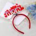 Kistreao Red Heart I Love Mom Headband - Perfect Hair Accessory for Mother's Day Celebration - Buy Online on GoSupps.com