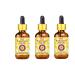 Deve Herbes Pure Brahmi Amla Hair Oil with Glass Dropper 100 Natural Therapeutic Grade for Personal Care Pack of Three 100ml X 3 10 oz