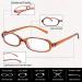 Myiaur Fashion Fake Glasses for Women - Y2K Clear Frame Non-Prescription Eyewear with Anti-Blue Light Protection - A03 Brown - Buy Online on GoSupps.com