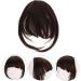 Angoily Bang Clip Hair Bangs Extensions French Hair Pin Fake Hair Bangs for Women Hair Clip Flat Neat Bang Clip on Bangs Wispy Ladies Clip High Temperature Wire One Piece Woman - Buy Online on GoSupps.com