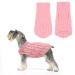 Puppy Knitted Pullover Sweater Dog Turtleneck Winter Knitted Sweater Jacket Puppy Dog Warm Dog Pullover Soft Turtleneck Dog Clothes Vest for Pet Autumn for Puppy Small Dog Medium Dog (M Pink) M Pink1
