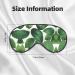 Herb Plant Leaf Print Eye Mask - Soft Double-Sided Sleep Mask for Light Blocking & Enhanced Sleep Quality - Buy Online on GoSupps.com