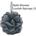CM Wealth 6PCS Bath Shower Sponge Set - Exfoliating Body Bath Gift Set with Back Scrubber, Towel, Loofah, Mesh Bags, and Bath Bag - Buy Online on GoSupps.com