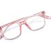 Effnny Blue Light Blocking Glasses Anti Eyestrain Filter UV Square Eyeglasses Frame Computer Gaming Eyewear For Men Women 5025/Transparent Pink - Buy Online on GoSupps.com