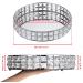 Sparkly Crystal Vanity Tray - Large Silver Mirror Jewelry Organizer for Makeup and Perfume Display - Decorative Bathroom Home Decor - Buy Online on GoSupps.com