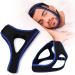 1PC Anti Snoring Chin Strap Adjustable and Breathable Chin Strap for All Users Chin Straps to Keep Mouth Closed While Sleeping for Men and Women Blue-1pc