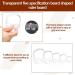 Goatee Beard Shaper Tool 5Pcs Beard Shaping Tool 5 Size Transparent Beard Template for Men Fast Shaping Beard Shaper for Men Goatee Trimming Beard Guide Shaper Tool - Buy Online on GoSupps.com