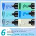 Vrenmol Poly Nail Gel Set - 6 Colors French Manicure Starter Kit for Professional Nails - Blue Green Glitter Enhancement Gel for Salon & Home DIY - Buy Online on GoSupps.com