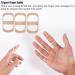 LUTER 3pcs Oval Finger Splint Set for Trigger Finger - Sizes 6.2-6.8cm - Finger Support and Stabilizer Brace - Buy Online on GoSupps.com