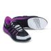 KR Strikeforce Jazz Black/Purple Lightweight Women's Bowling Shoe with Comfort Fit Technology 7.5