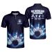 LASFOUR Personalized Funny Bowling Shirts for Men, Men's Bowling Polo Shirts Short Sleeve, Crazy Bowling Team Shirts for Men Style3
