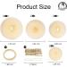 Teenitor Blonde Hair Donut Bun Maker Set - 7pcs Hair Bun Rings with Elastic Bands and Hair Pins for Ballet, Girls, Kids - Buy Online on GoSupps.com