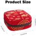 GIAPB Period Bag - Chinese Elements Red Color | Sanitary Napkin & Makeup Storage Pouch - Buy Online on GoSupps.com