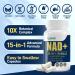 NAD+ Supplement-NMN Upgrade Alternative NAD Resveratrol Supplement 15-in-1 CoQ10 for Man & Women Third-Party Tested(Made & Tested in USA).Supports Cellular Energy Healthy Aging-Non-GMO - 60 Capsules - Buy Online on GoSupps.com