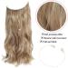 Dark Blonde 12 inch Secret Hair Extensions: Invisible Wire Clip in Synthetic Hair Piece for Women - Natural Wavy Hair Extension - Buy Online on GoSupps.com