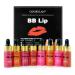 SemiPermanent Lip Gloss Set Painless BB Lips Serum Kit Natural Lip Color Long Lasting Lip Color Pigment Set for Fuller Moisturizing Lips Adawd