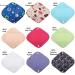 12 Pieces 8 Inch Charcoal Bamboo Mama Cloth/Menstrual Pads/Reusable Sanitary Pads/Panty Liners - You Choose 12 from 25 Designs and Send The Message to Me - Buy Online on GoSupps.com