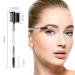 3 Pcs Dual-Head Eyebrow & Eyelash Grooming Brush Set - White - for Women & Girls - Buy Online on GoSupps.com