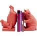 Kare Design Bookend Hippo (2/Set) Pink (H/W/D) 26x19x14cm Hippo 25.7x18.5x13.5cm
