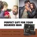 Red-Blooded Beard Grooming Kit for Men - Complete Set with Beard Oil, Balm, Brush, Comb & Scissors - Cologne Scented with Jojoba & Macadamia Oils - Buy Online on GoSupps.com