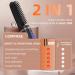 Cordless Ionic Hair Straightener Brush - Mini Travel Hot Brush for Women Dual Voltage Compact Design Perfect for Thick Curls and Straightening - Buy Online on GoSupps.com