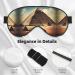 Dreaming of the Pyramids Eye Mask - Comfortable Adjustable Sleep Mask for Men & Women | Soft & Elastic Nighttime Relaxation - Buy Online on GoSupps.com