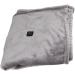 Kuuleeyn USB Heated Electric Shoulder Blanket & Warm Scarf - Lightweight Coral Fleece for Winter - Light Gray - Buy Online on GoSupps.com