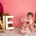 Gyufise 1Pc Happy Valentine's Day First Birthday Cake Topper Glitter Heart Arrow Valentine One Cake Topper Decorations for Valentine Theme Kids Birthday Party Supplies Pink Pink-4 - Buy Online on GoSupps.com