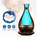 Aromatherapy Diffuser 400ml - Wood Grain Essential Oil Diffuser with Timer & Auto Shut-Off | Humidifier for Large Rooms & Baby Bedrooms | 7 Color Lights - Buy Online on GoSupps.com