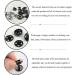 Kenkio 120 Sets Sew-on Snap Buttons | Metal Press Studs Fasteners for Sewing | 8mm & 10mm | Black & Silver - Buy Online on GoSupps.com
