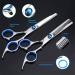 Professional Sharp Blades Hair Trimmer Barber Hair Cutting Thinning Scissors Shears Hairdressing Set 6 inch - Buy Online on GoSupps.com