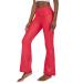 90 Degree By Reflex Faux Leather Flared Leg Yoga Pants - Squat Proof Interlink Leggings with V Back M Scorpio Red