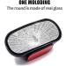 Universal Framed Blind Spot Car Mirror - Oval HD Glass Convex Rear View Mirror | Wide Angle 360 Rotatable Side Mirror - 1pcs Black - Buy Online on GoSupps.com