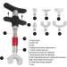 Portable Manual Chiropractor with 6 Massage Heads Durable & Comfortable Back Massager (Red) for Ultimate Relaxation - Buy Online on GoSupps.com