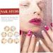Beavorty 8 Boxes Alloy nail decoration nail embellishments metal nail studs moon nail studs nail art sequins nail star studs jewelry accessories metal decor plastic hollow out 3d confetti - Buy Online on GoSupps.com
