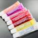 Italia Deluxe Fruit Bursts Lip Jelly Lip Gloss With Vitamin E 6 Pcs Set with FREE LIP SCRUB
