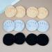 6 Pairs Invisible Cotton Toe Socks & Cushions for Metatarsalgia - Pain Relief Insoles for Men & Women - High Heel Pillows Shoe Inserts in Black Gray Skin Color - Buy Online on GoSupps.com