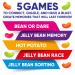 Jelly Beans Game NEW EDITION Gift Box + 5 R.U.S. Candy Cards for Kids | International Shipping - Buy Online on GoSupps.com